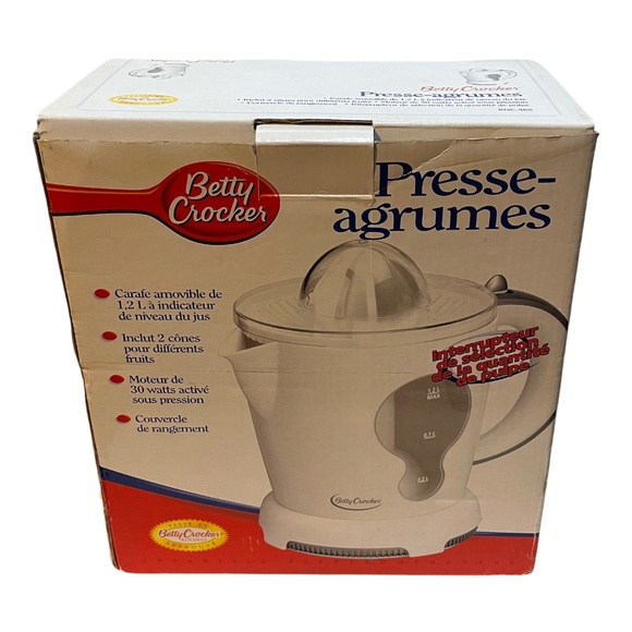 Betty Crocker Citrus Juicer Model BNC-465 Pre-Owned Original Box - Picture 3 of 6